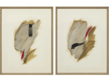 SÁHARA I & II - Paper Painting by NOVOCUADRO ART COMPANY - view 2